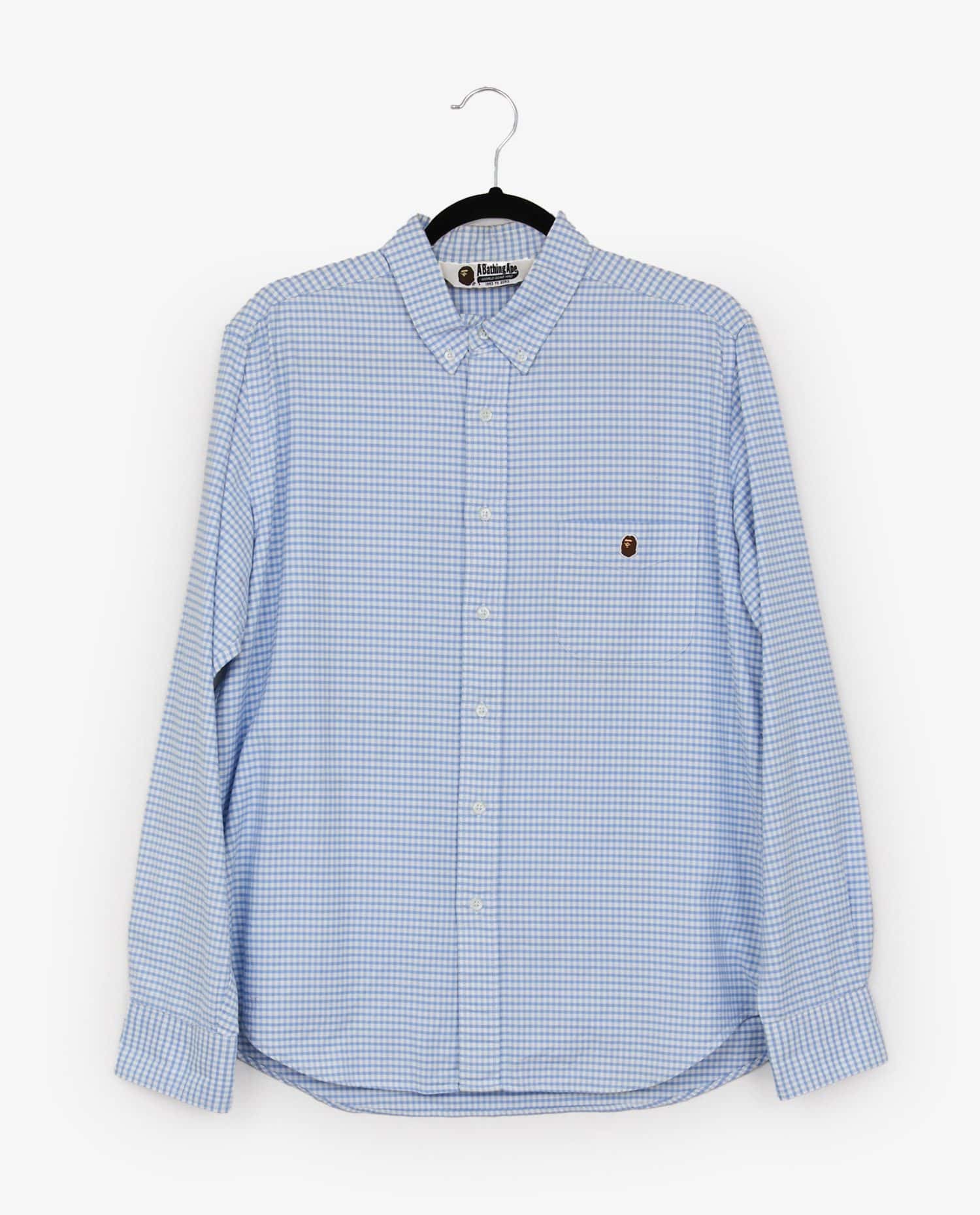 A Bathing Ape — A Bathing Hape" plaid shirt