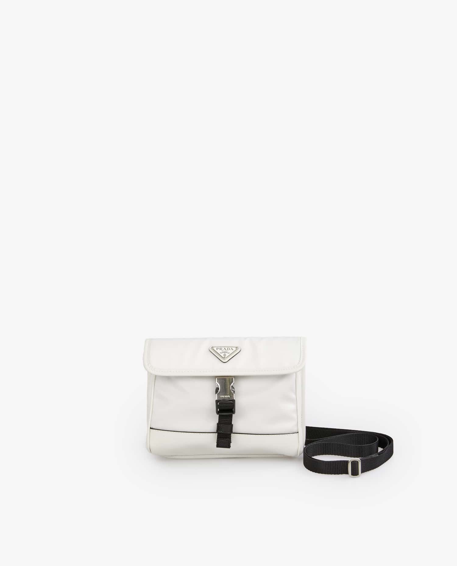 Prada — Prada white nylon bag