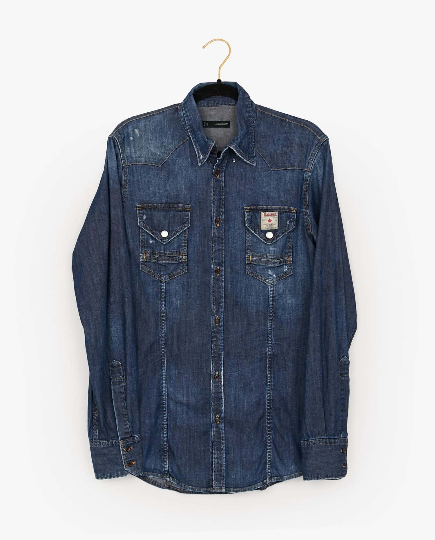 Disquared — Dsquared blue denim shirt