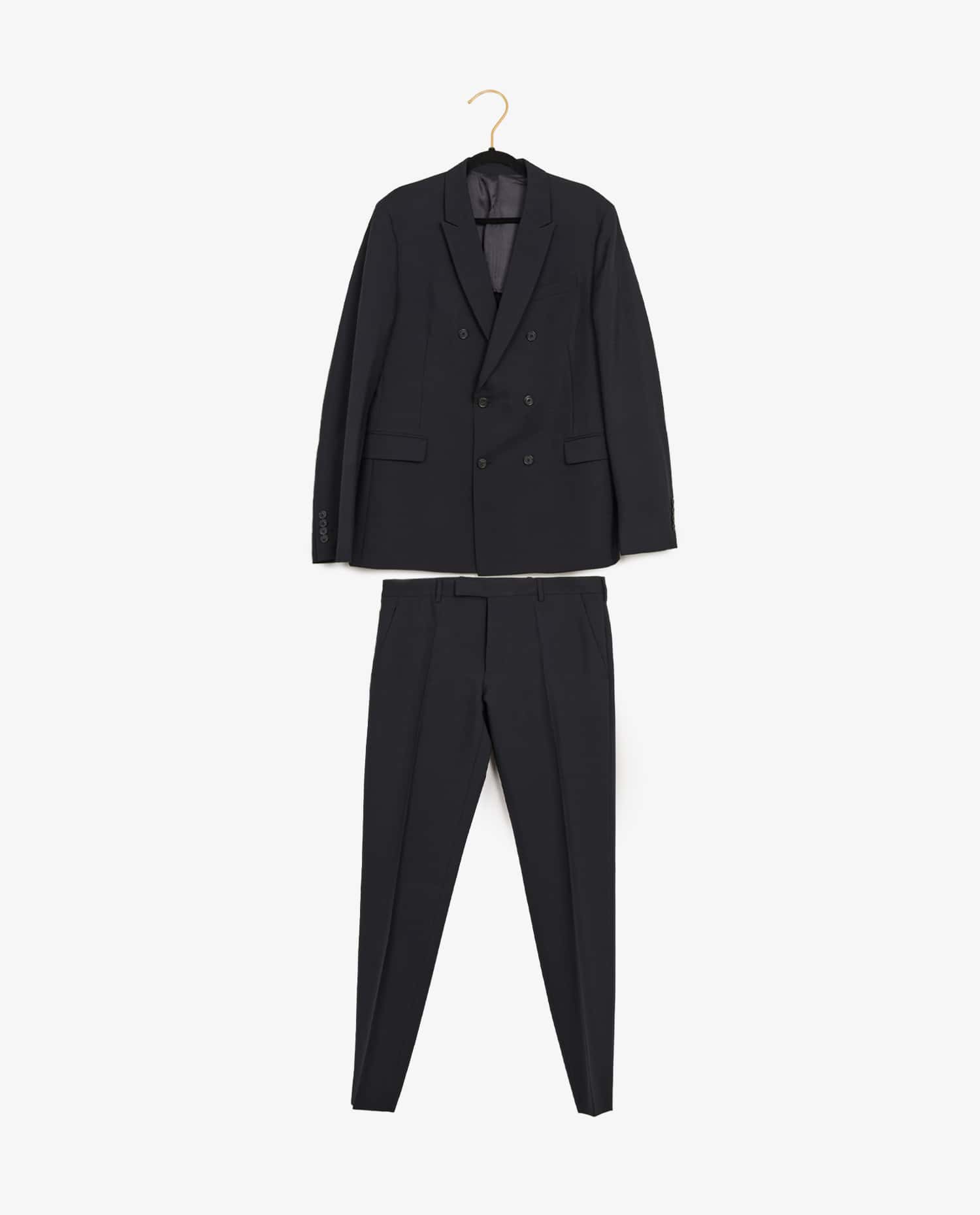 Prada — Prada navy double-breasted suit