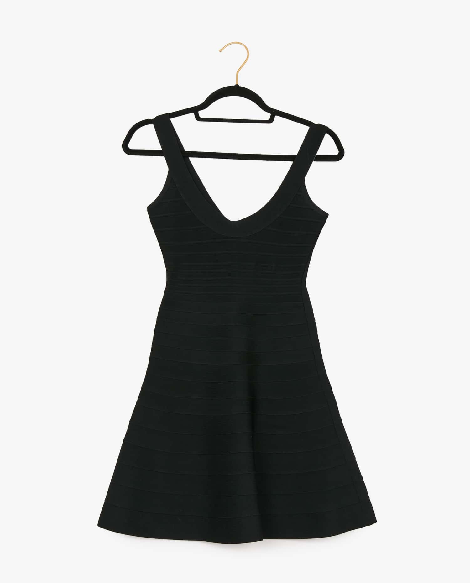 Hervé léger — Robe Hervé Léger "Bandage" noire
