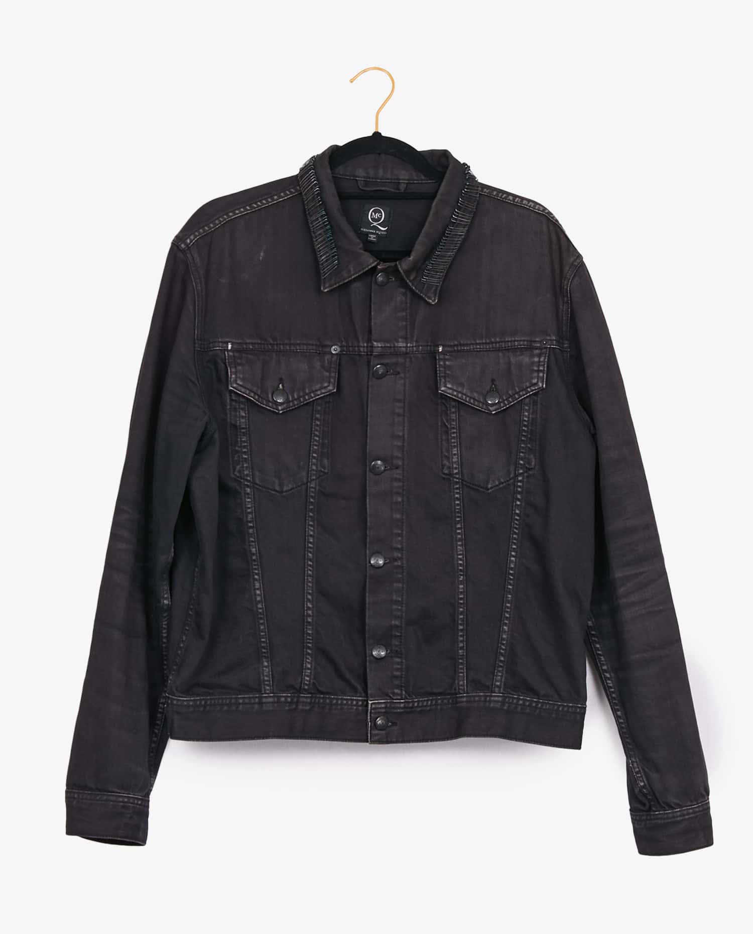 Alexander McQueen — Alexander McQueen black denim jacket