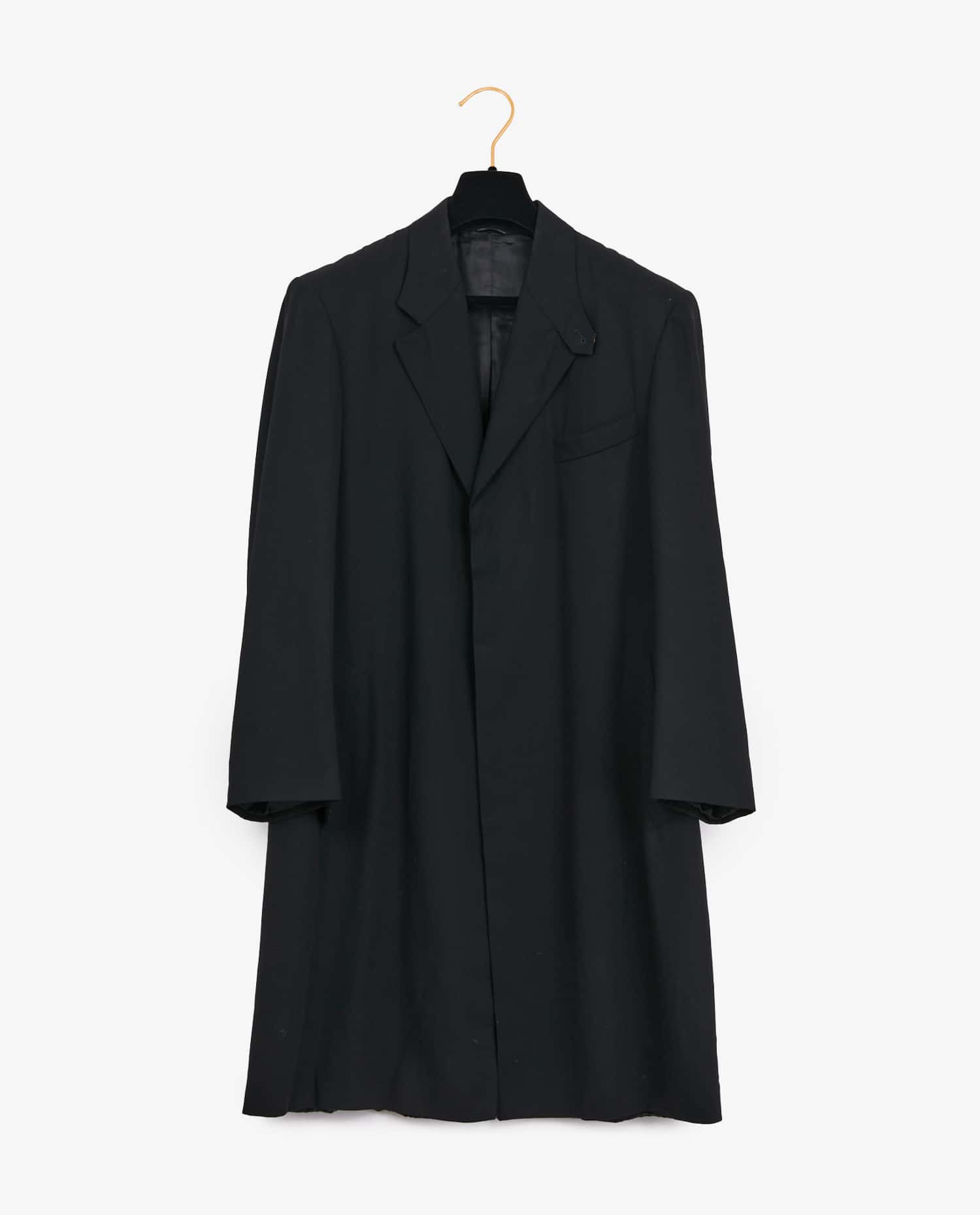 Jean Paul Gaultier — Jean Paul Gaultier long black coat