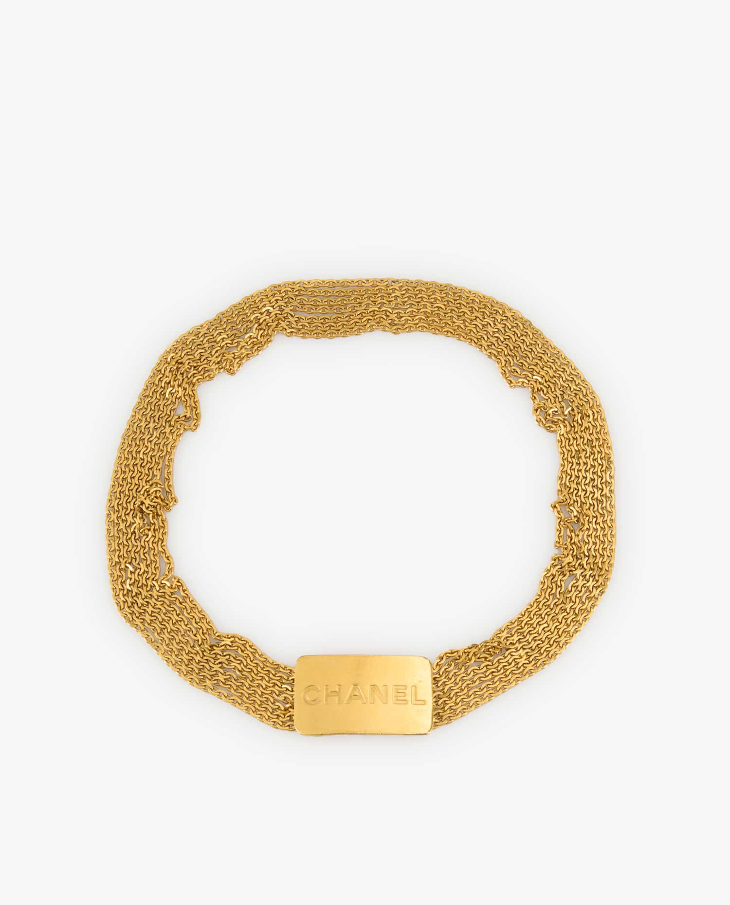 Chanel — Ceinture Chanel vintage chaine dorée