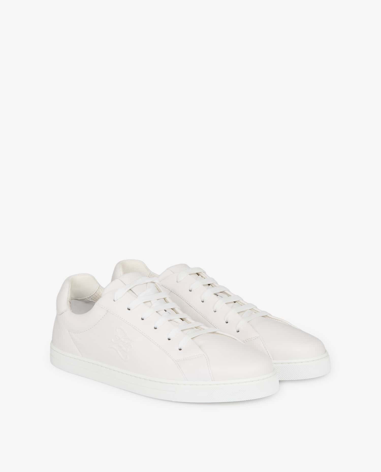 Fendi — Sneakers cuir blanc Fendi