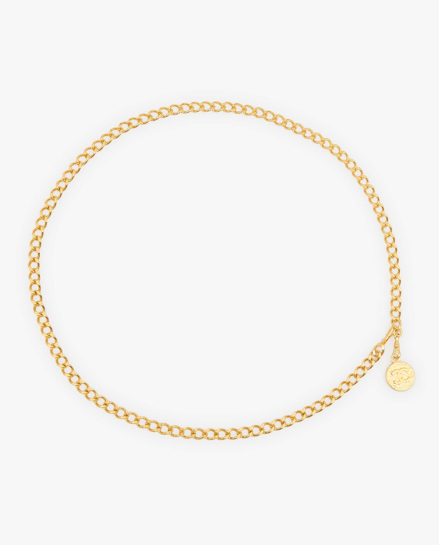 Chanel — Ceinture Chanel vintage chaine dorée
