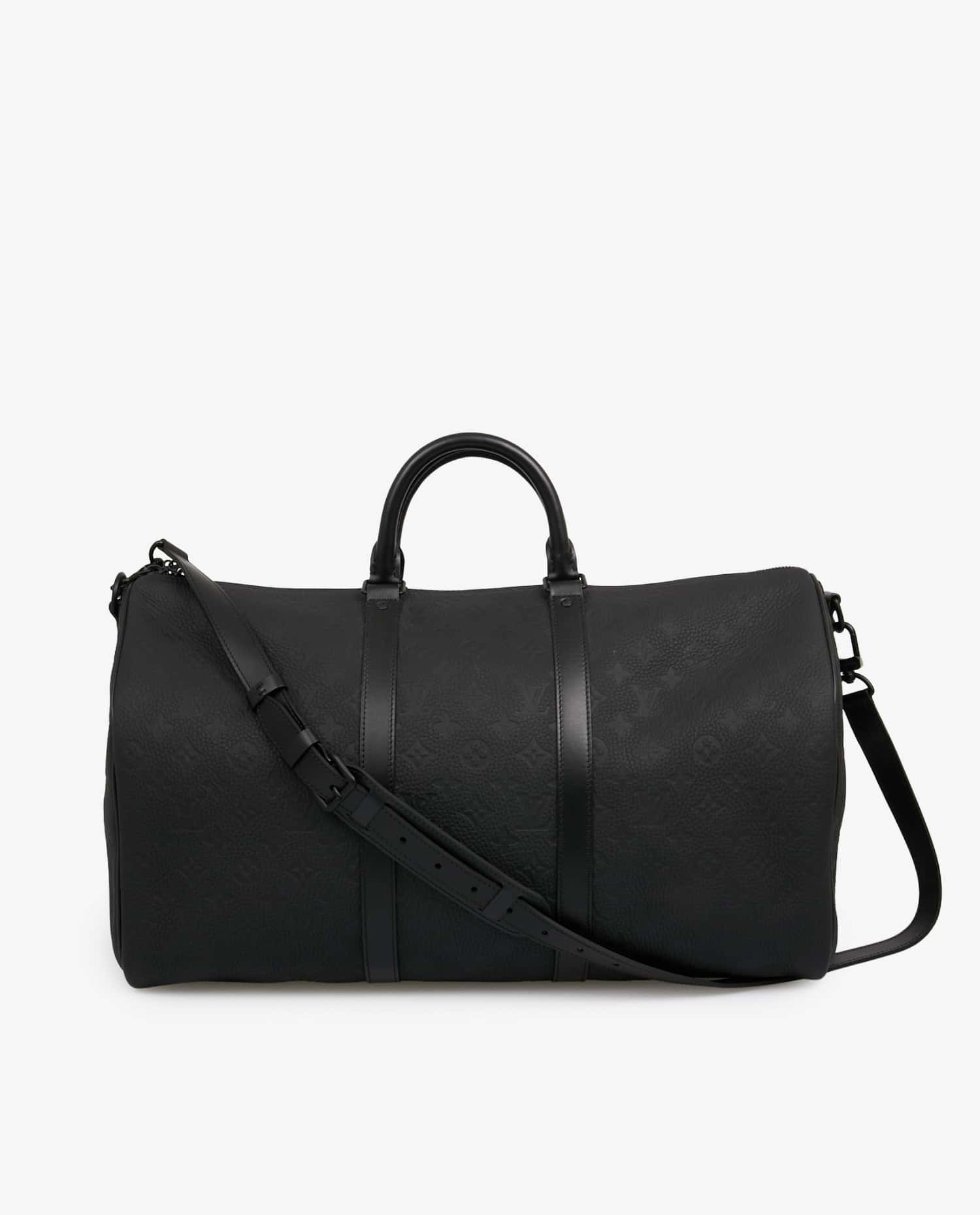 Louis Vuitton — Keepall 50 Louis Vuitton cuir Monogram Shadow