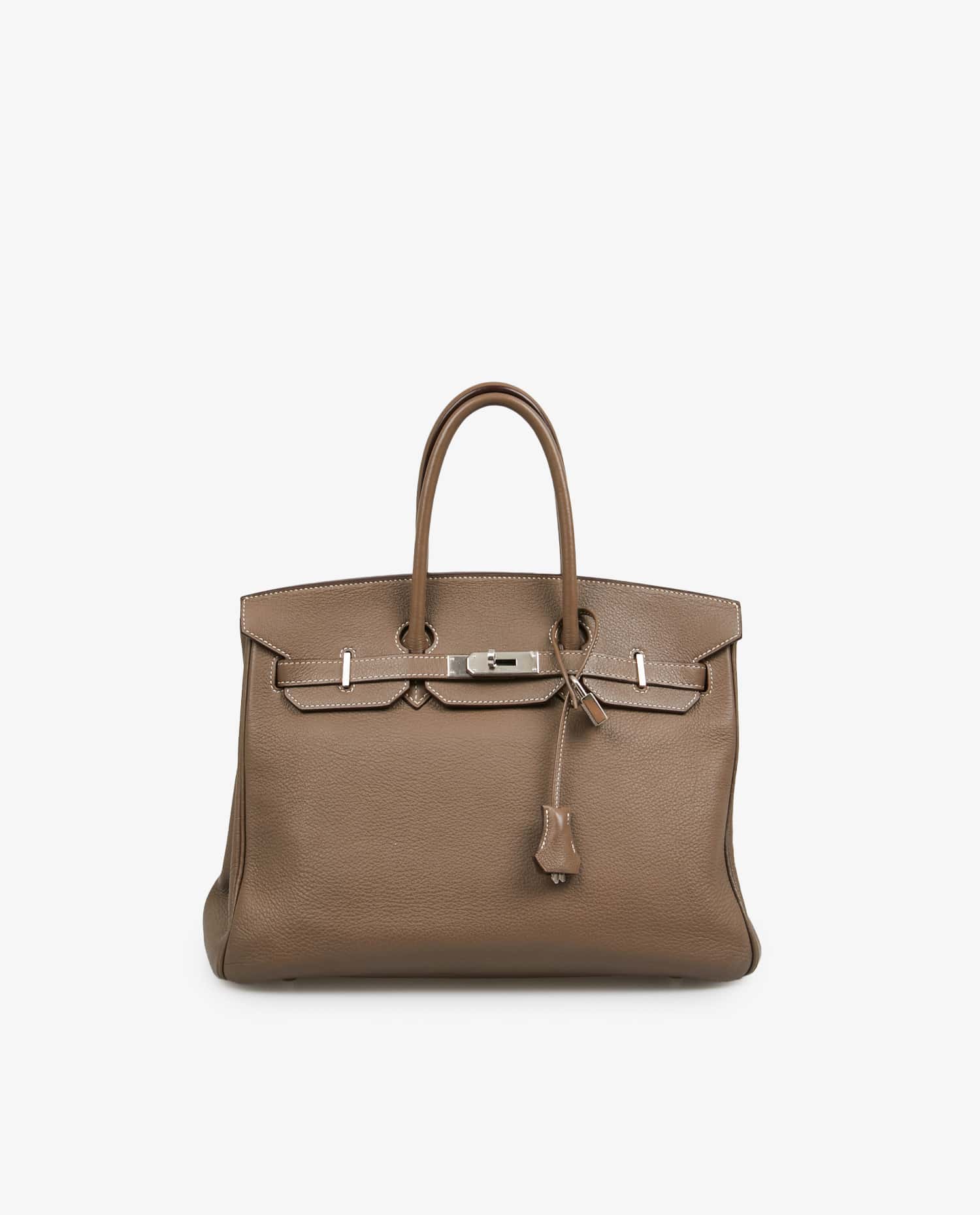 HERMÈS — Birkin 35 Hermès togo étoupe