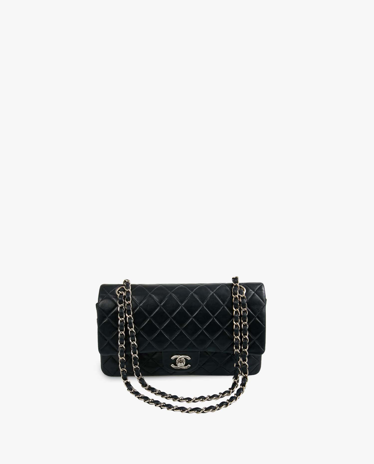 Chanel — Sac Classique Chanel cuir agneau noir