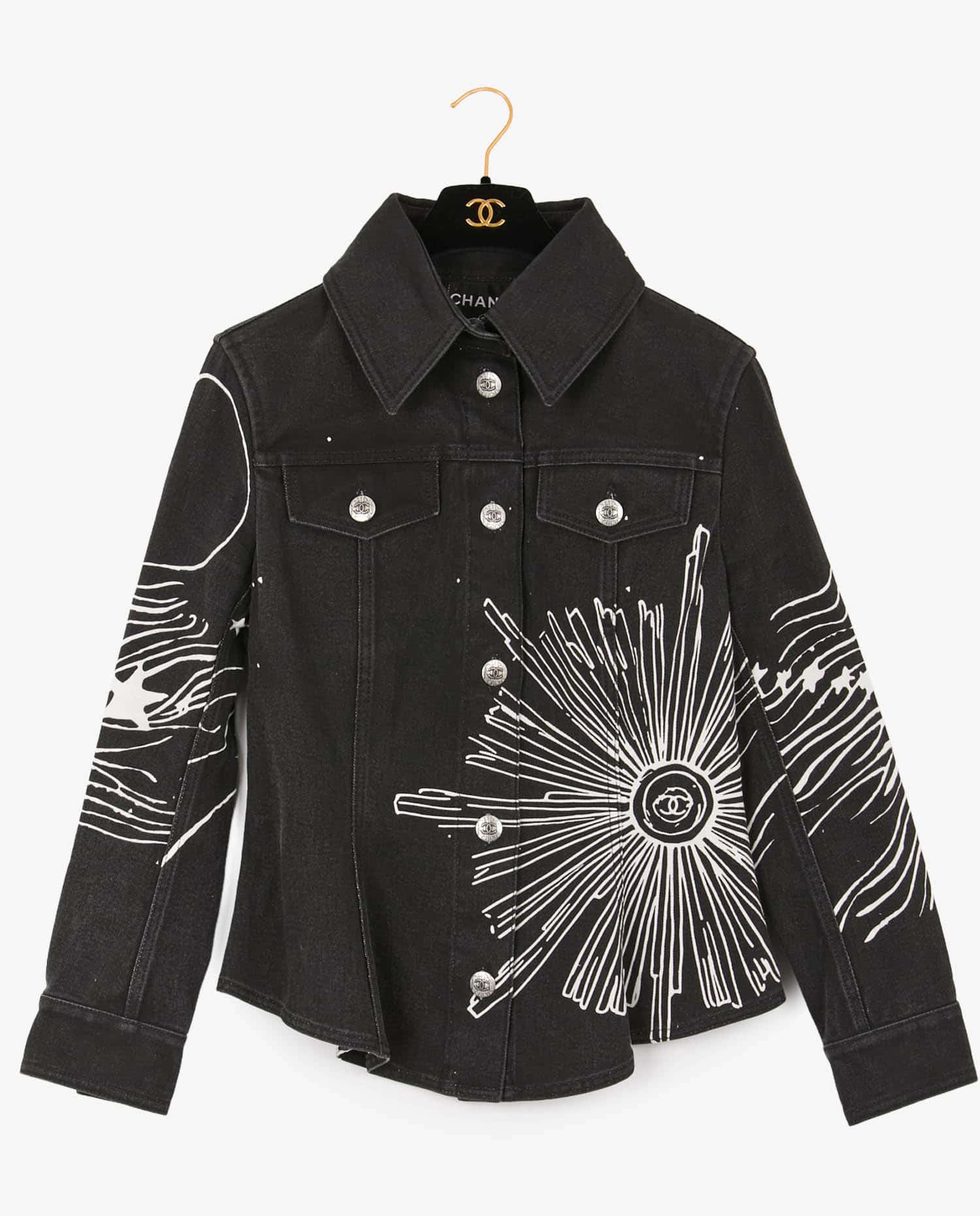 Chanel — Veste Chanel denim noir