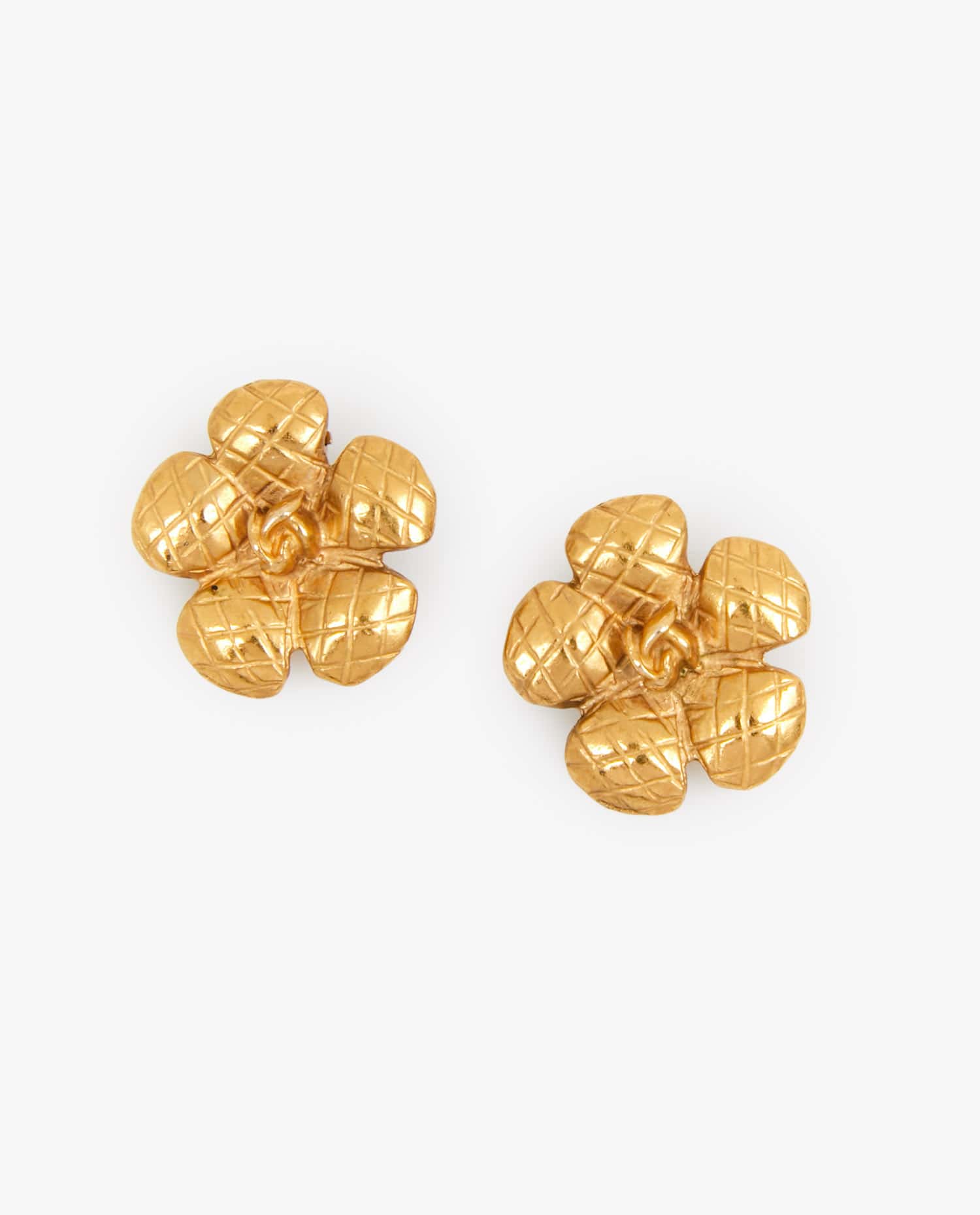 Chanel — Clips camélias Chanel vintage
