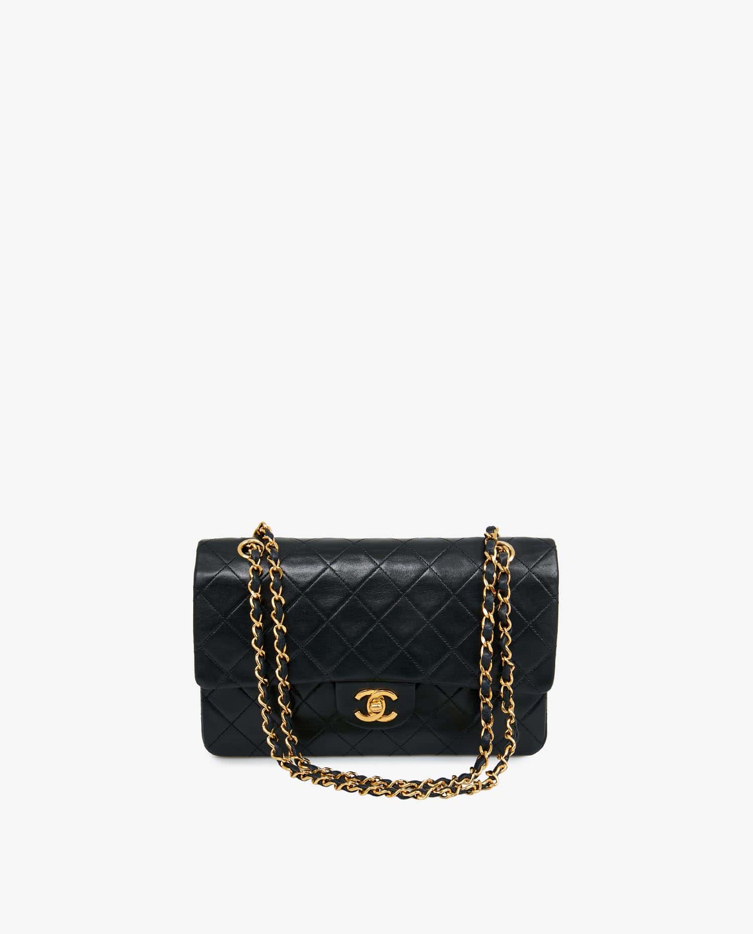 Chanel — Sac Timeless 25cm vintage Chanel noir