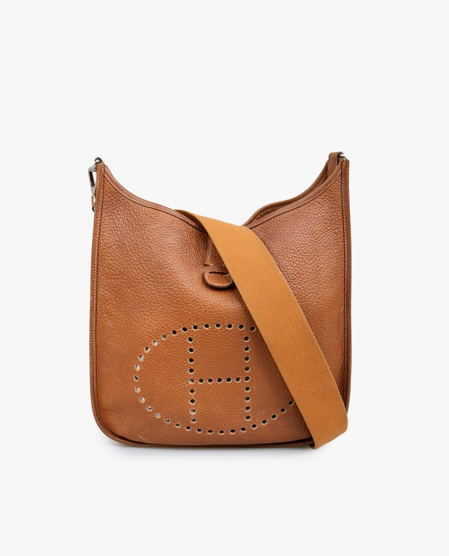 HERMÈS — Sac Evelyne 29 Hermès cuir taurillon gold