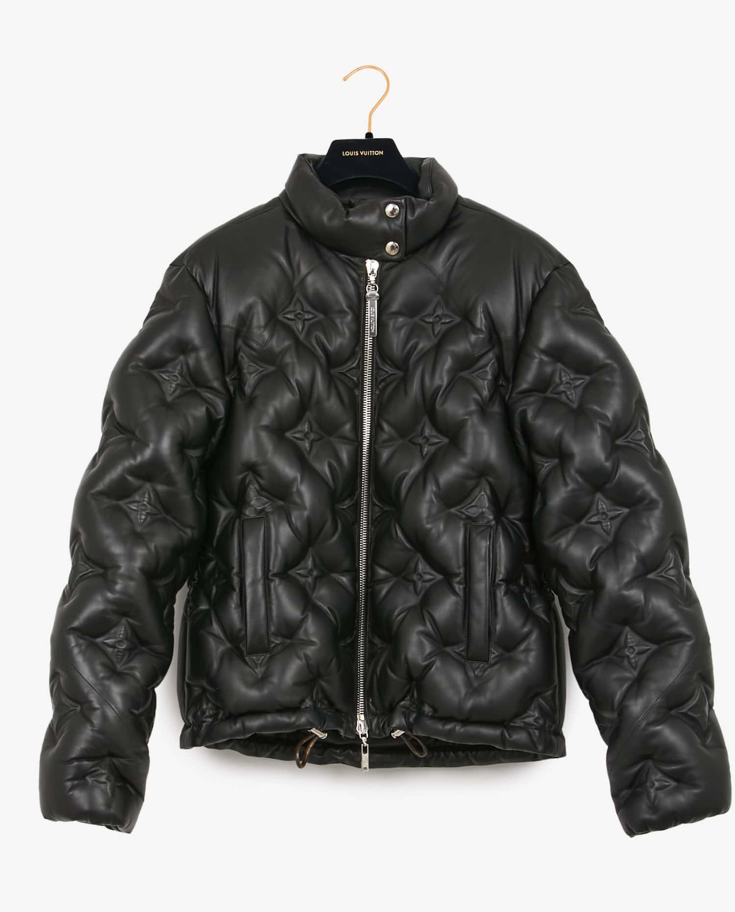 Louis Vuitton — Doudoune Louis Vuitton cuir embossé Monogram