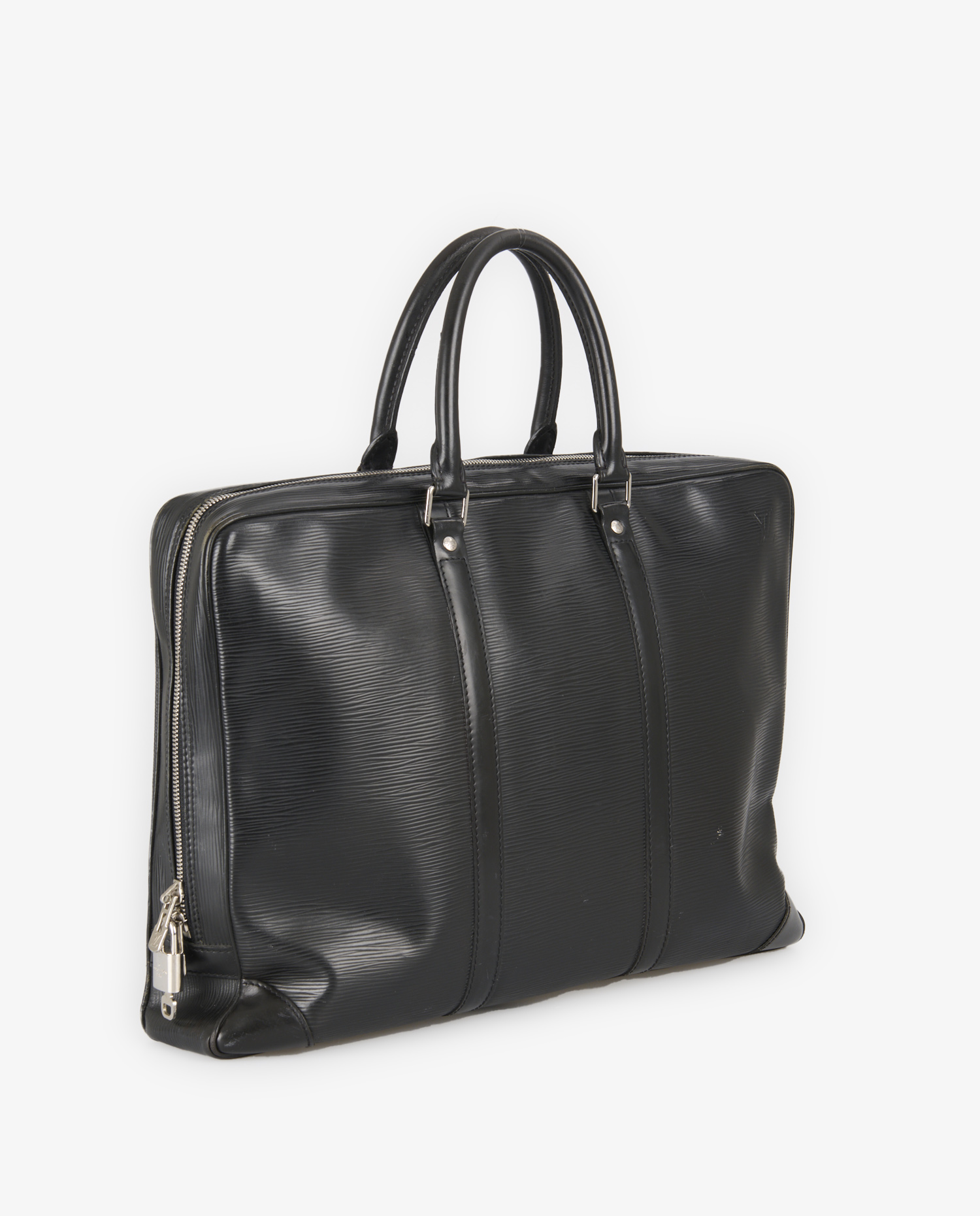 Porte documents Louis Vuitton cuir épi noir - Image 2